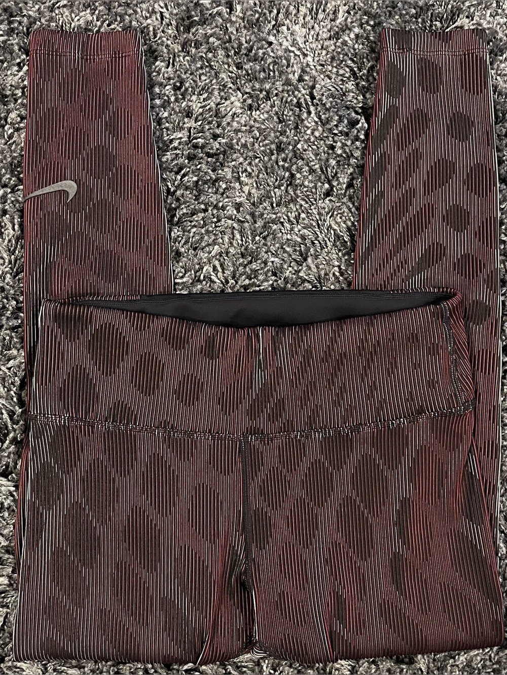 🌺NIKE DRI EPIC LUX MID RISE 7/8 RUNNING LEGGINGS SIZE LARGE🌺